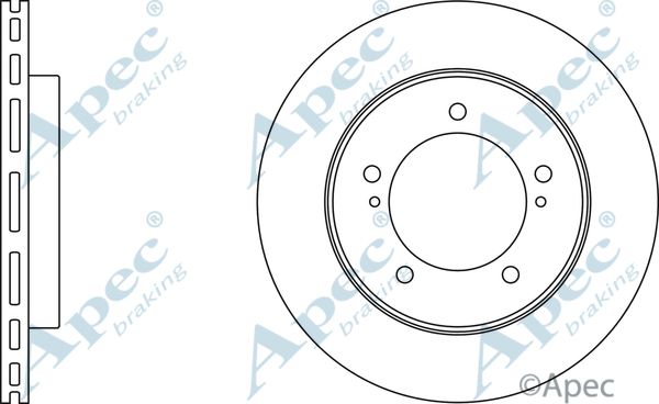 APEC BRAKING Jarrulevy DSK308